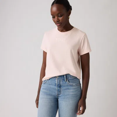 Levi's Graphic Favorite Short Sleeve Tee T-shirt In Pink