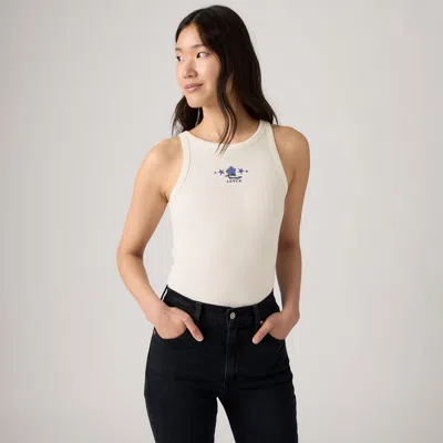 Levi's Graphic Hayes Racer Tank Top In Neutral