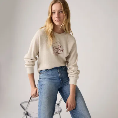 Levi's Graphic Lassen Crewneck In Neutral