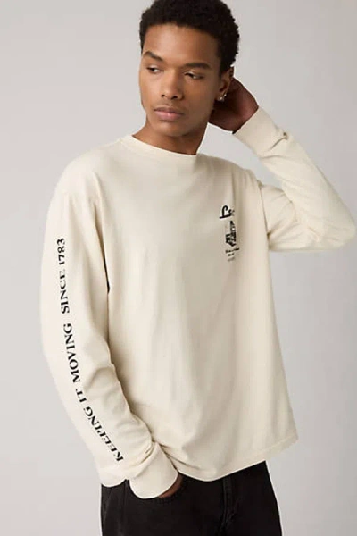 Levi's Workwear Capsule Long Sleeve Graphic T-shirt In White