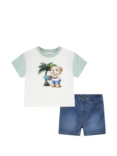 Levi's Babies' Graphic-print Shorts Set (set Of Two) In Multi