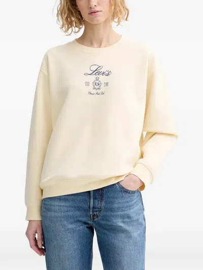 Levi's Graphic Print Sweatshirt In Yellow