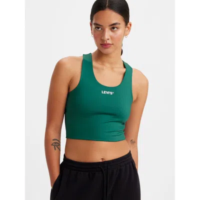 Levi's Graphic Racer Tank Top In Green