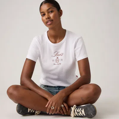 Levi's Graphic Rickie T-shirt In White