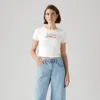 Levi's Graphic Ringer Mini T-shirt In White