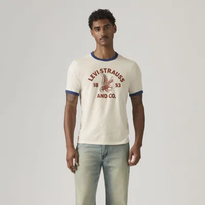 Levi's Graphic Ringer T-shirt In White