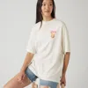 Levi's Graphic Short Stack T-shirt In White