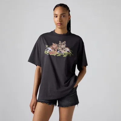 Levi's Graphic Short Stack T-shirt In Black