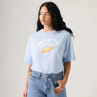 Levi's Graphic Short Stack T-shirt In Blue
