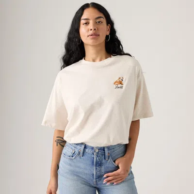 Levi's Graphic Short Stack T-shirt In White