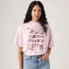 Levi's Graphic Short Stack T-shirt In Pink