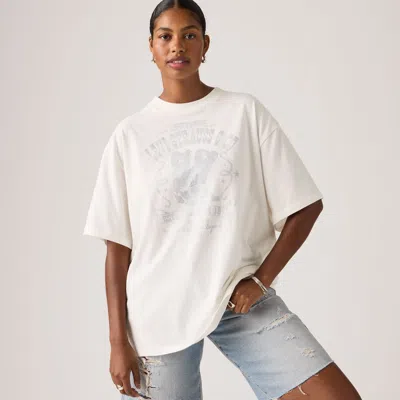Levi's Graphic Short Stack Tee In White