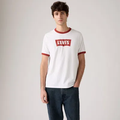 Levi's Graphic Standard Ringer T-shirt In White