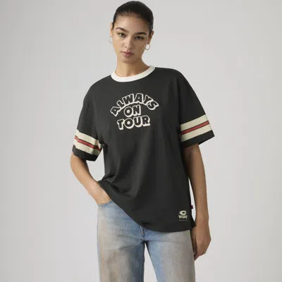 Levi's Graphic Tabor Tee In Black