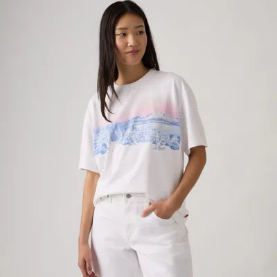 Levi's Graphic Tabor Tee T-shirt In White