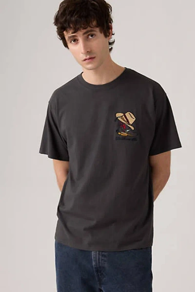 Levi's Graphic Vintage Fit Tee In Gray