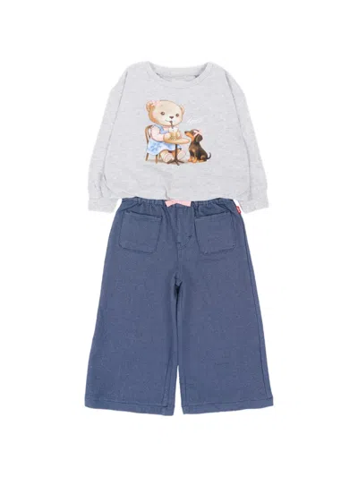 Levi's Babies' Graphic-print Tracksuit In Blue