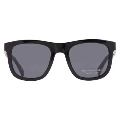 Levi's Grey Square Unisex Sunglasses Lv 1023/s 0807/ir 53 In Black