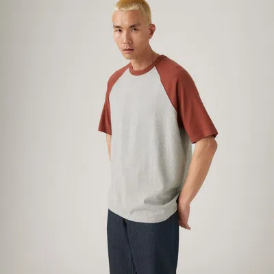 Levi's Half Sleeve Raglan T-shirt In Brown