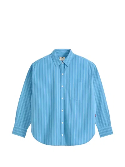 Levi's Harlie Striped Shirt In Blue