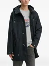 Levi's Harrison Hooded Zip Parka In Black