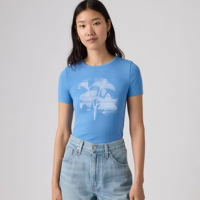 Levi's Hayes Long-sleeve Tee T-shirt In Blue