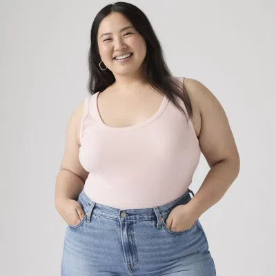 Levi's Hayes Ribbed Tank Top (plus Size) In Neutral