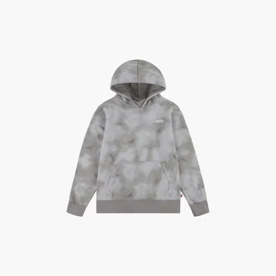 Levi's Haze Effect Logo Hoodie Big Boys 8-20 L In Gray