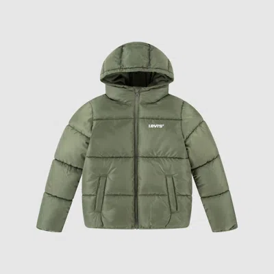Levi's Heavy Weight Puffer Jacket In Green