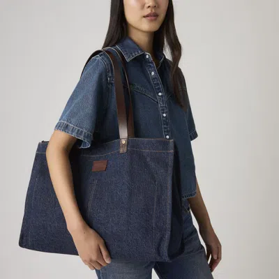 Levi's Heritage All Day Tote In Blue