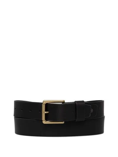 Levi's Heritage Buckle-fastening Leather Belt In Black