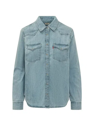 Levi's Heritage Denim Shirt In Blue