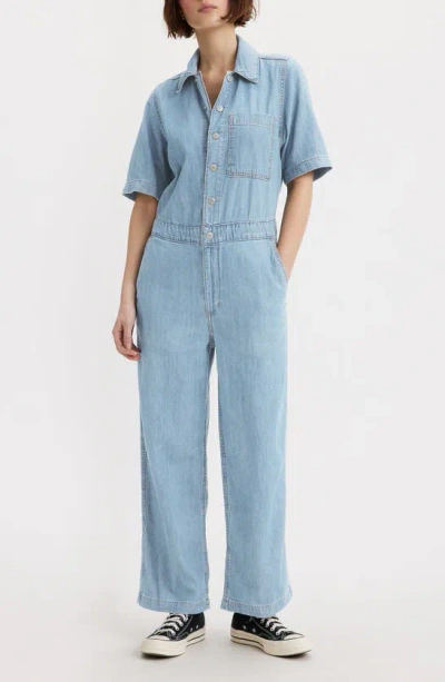 Levi's® Heritage Short Sleeve Jumpsuit In Glad To Meet You