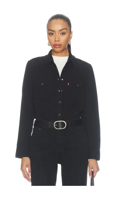 Levi's Heritage Western Denim Shirt In Black