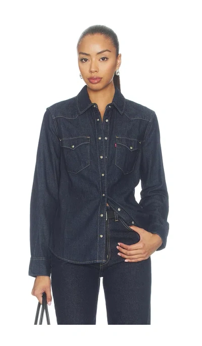 Levi's Heritage Western Denim Shirt In Blue