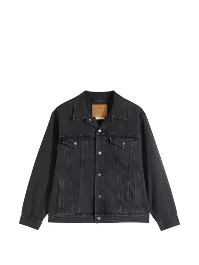 Levi's Herringbone Denim Jacket In Multi