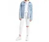 Levi's Hi Rise Skinny Ankle Jean In Iced Out In White