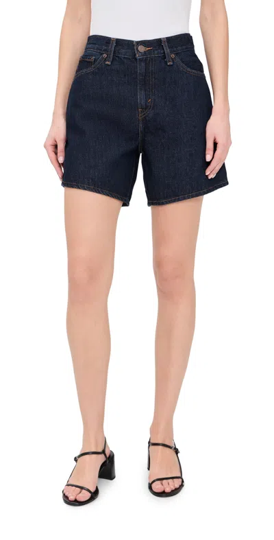 Levi's High Baggy Shorts Remember Together In Blue