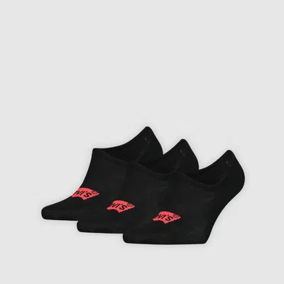 Levi's High Cut Batwing Socks 3 Pack In Black