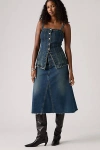 Levi's High Rise A Line Decon Skirt
