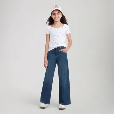 Levi's Kids' High Rise Baggy Jeans Big Girls 7-16 10 In Blue