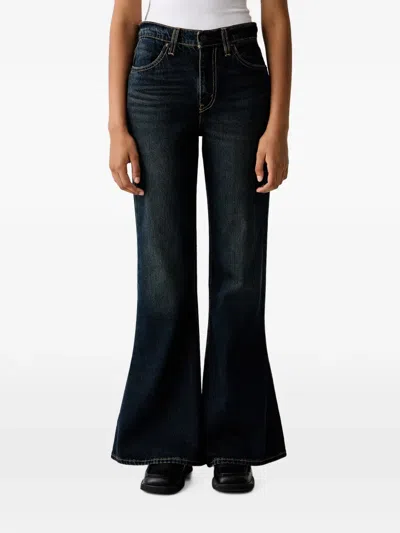 Levi's High-rise Flared Jeans In Blue