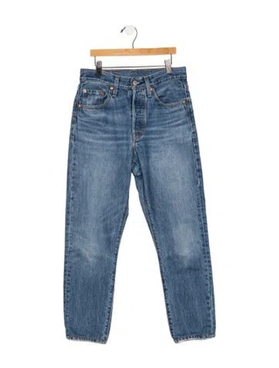 Pre-owned Levi's High-rise Skinny Leg Jeans In Blue