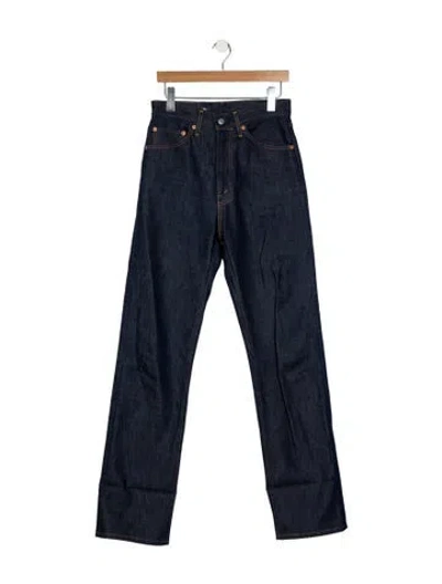 Pre-owned Levi's High-rise Straight Leg Jeans In Blue