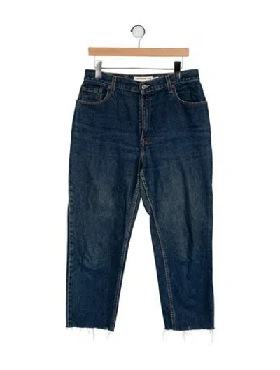 Pre-owned Levi's High-rise Straight Leg Jeans In Blue
