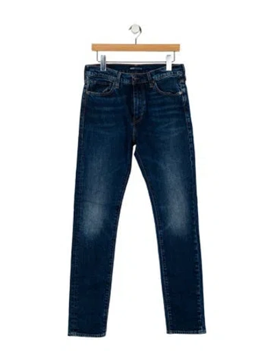 Pre-owned Levi's High-rise Straight Leg Jeans In Blue