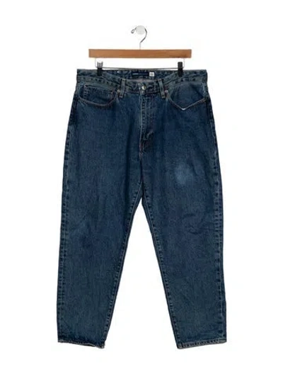 Pre-owned Levi's High-rise Straight Leg Jeans In Blue