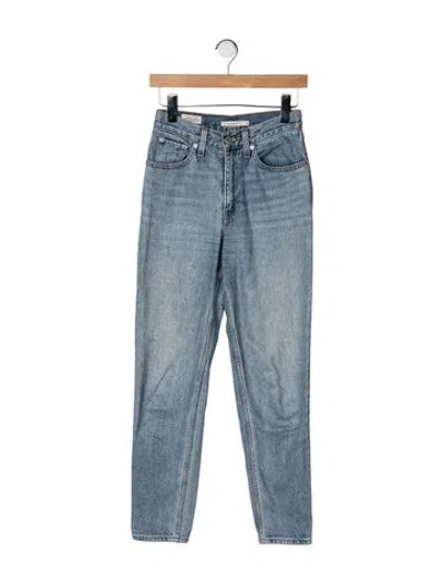 Pre-owned Levi's High-rise Straight Leg Jeans In Blue