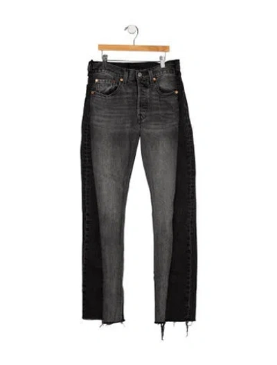 Pre-owned Levi's High-rise Straight Leg Jeans In Multi