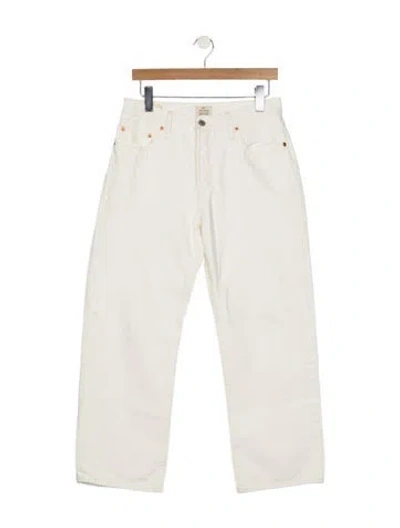 Pre-owned Levi's High-rise Straight Leg Jeans In Neutral